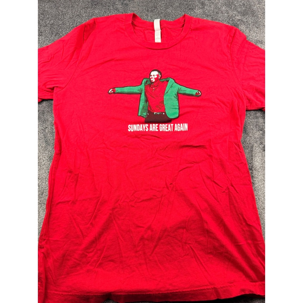 Barstool Sports Sundays Are Great Again Red Graphic‎ T-Shirt Mens Large Tiger
